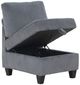 Homelegance® Walterboro 5-Piece Dark Gray Modular Sectional with Storage-4