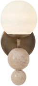 Renwil® Celestia Matte Antique Brass Wall Sconce-3
