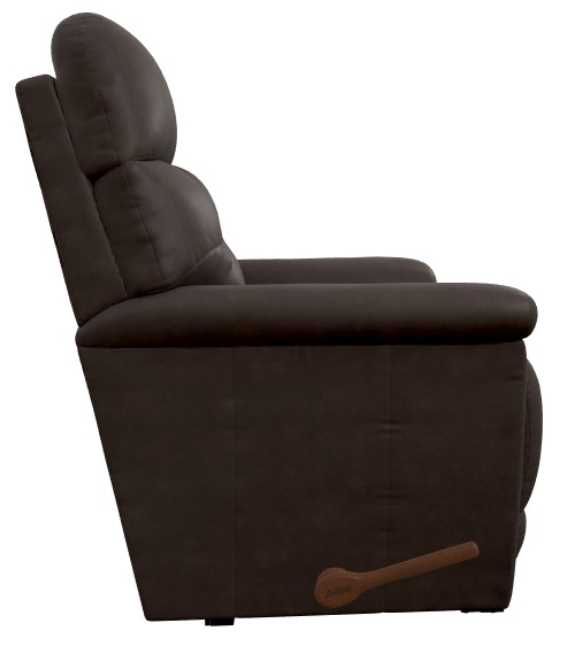La-Z-Boy® Fulton Dark Chocolate Leather Manual Wall Recliner-3