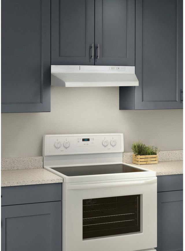 Broan® 30" White-On-White Convertible Under Cabinet Hood-1