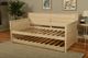 Kodiak Furniture Marisa Weathered White Twin Daybed includes Pop Up-2