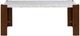 ACME Furniture Hettie White Top Dining Table with White Base-2