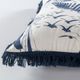 Surya Castaway Navy 20"x20" Toss Pillow with Polyester Insert-1