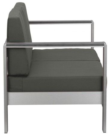Zuo® Modern Cosmopolitan Gray Sofa-2