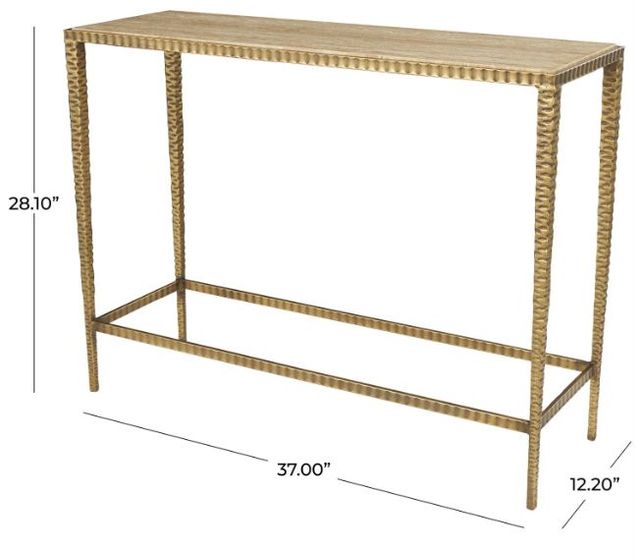 Deco Marche Gold Console Table-3
