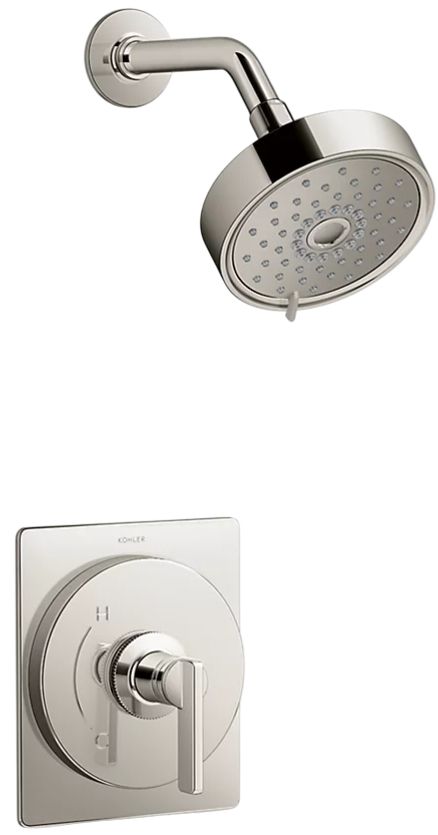 KOHLER® Castia™ by Studio McGee Rite-Temp® Vibrant Polished Nickel 2.5 GPM Shower Trim Kit-0