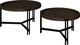 Emerald Home Huron Dark Cocoa Nesting Coffee Table with Black Base-5