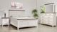 Mako Wood Furniture Sophia Brown/White Double Panel Bed-1