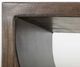International Furniture Direct Dark Mezquite Black Chairside Table-3