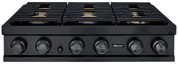 Dacor® Contemporary 36" Graphite Stainless Steel Natural Gas Rangetop-0