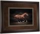 Classy Living Edoma Stallion on Black Wall Art-3