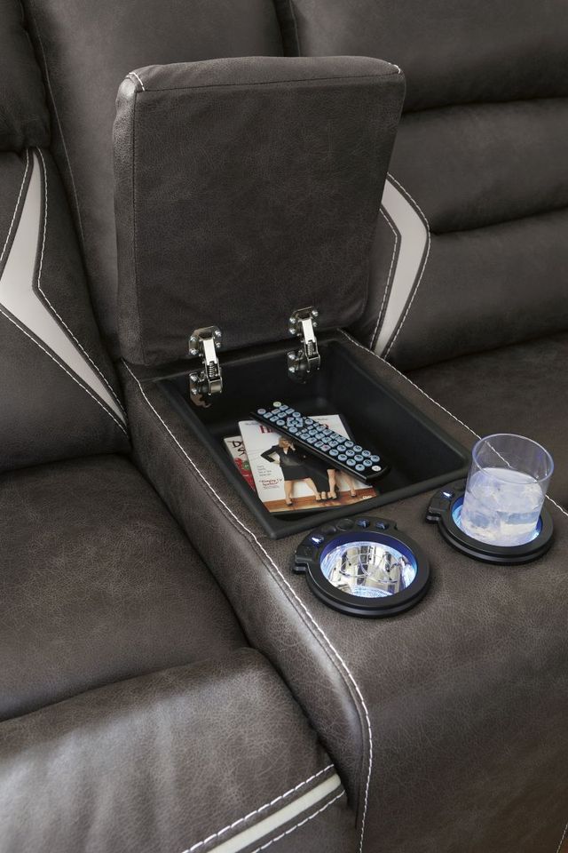 Signature Design by Ashley® Kincord 6-Piece Midnight Power Reclining Sectional-7