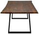 Porter International Designs Manzanita Harvest Dining Table with Black Metal Base -2
