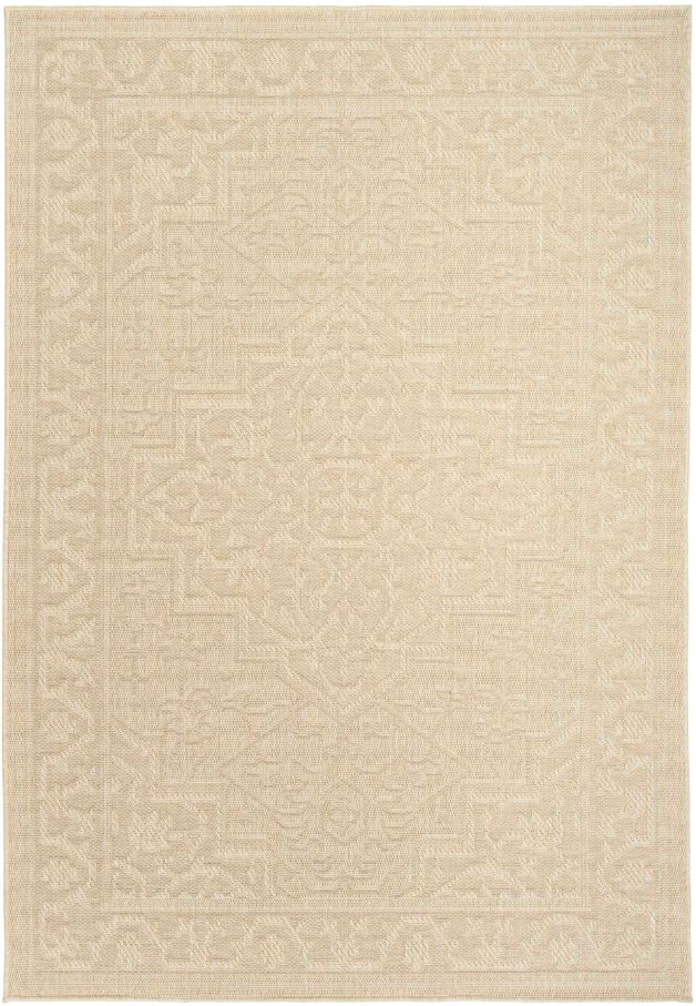 Nourison Home™ Tulum TLM05 Cream 5'x7' Style 3 Area Rug-0