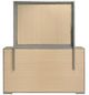 Coaster® Ives Gray High Gloss Dresser and Mirror-3