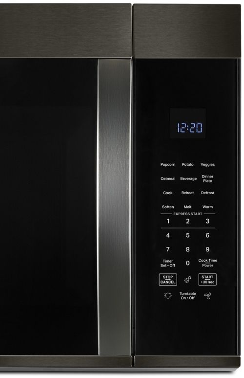 Whirlpool® 1.9 Cu. Ft. Black Stainless Steel Over the Range Microwave-4