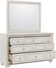 Pulaski™ Camila Creamy White Dresser and Mirror-1