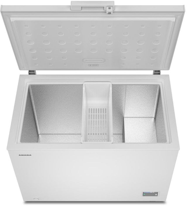 Amana 11 Cu. Ft. White Chest Freezer with Up-Front Temperature Control System-3