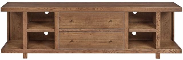 aspenhome® Latitude Brushed Bourbon 84'' Console with 2-Drawers-2