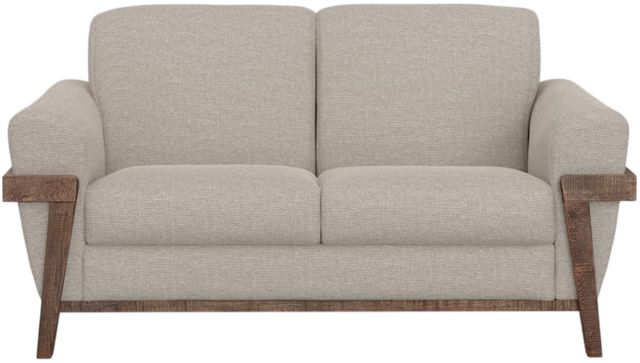 International Furniture Direct Loft Brown Beige Loveseat-2