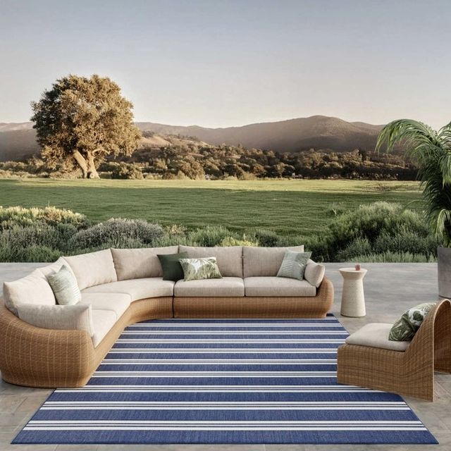 Nourison Home™ Horizon Navy 5'x7' Area Rug-1