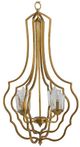 A & B Home Gold Nested Chandelier-1