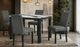 Global Furniture USA D8032DT 5-Piece Black/White Dining Set-1