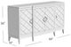 Bassett Mirror Farrow Clean White Satin Server-1