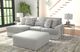 Jackson Furniture Titan 3-Piece Moonstruck Left Side Facing Chaise Sectional-1