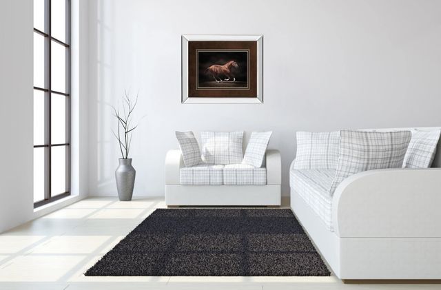 Classy Living Edoma Stallion on Black 40"W Wall Art-1