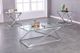 Brassex Inc. 3-Piece Silver Coffee Table Set-1