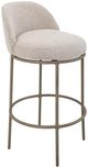 International Furniture Direct Snow Blacksmithing Brown/Ivory 30" Barstool-0