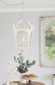 A & B Home Bellamy White Streetlight Chandelier-5