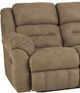 HomeStretch Gambler Truffle Manual Double Reclining Sofa-1