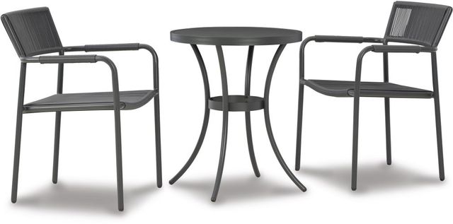 Signature Design by Ashley® Crystal Breeze 3-Piece Gray Table and Chair Set-0