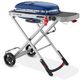 Weber® Traveler Single Burner Deep Ocean Blue Portable Liquid Propane Gas Grill-1