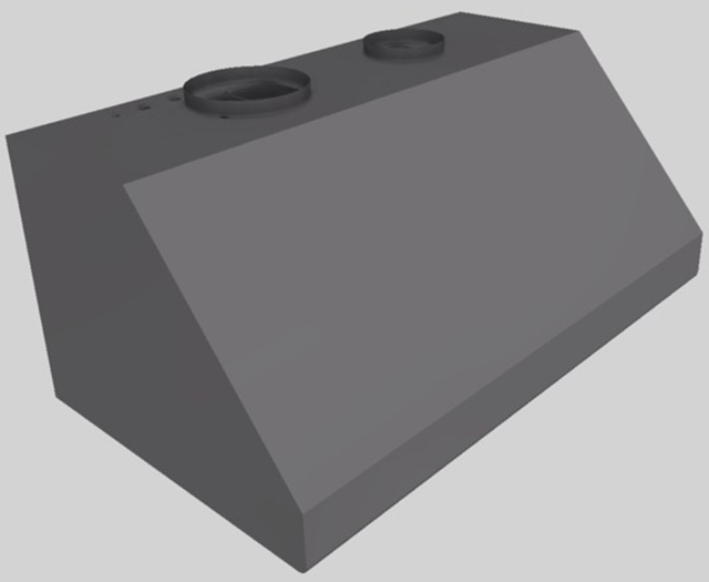 Vent-A-Hood® 42" Gunsmoke Wall Mounted Range Hood-3