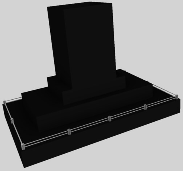 Vent-A-Hood® 48" Black Contemporary Island Range Hood-3