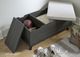Signature Design by Ashley® Yarlow Gray/Linen Storage Bench-4