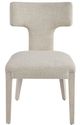 Universal Explore Home™ Avaline Monique Linen/White Oak Raen Side Chair-2