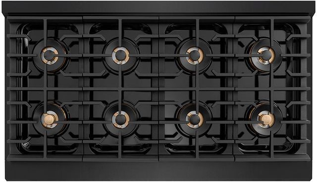 ZLINE Paramount 48" Black Stainless Steel Gas Rangetop-1