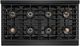 ZLINE Paramount Series 48" Black Stainless Steel Gas Rangetop-1
