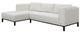 Sagebrook Home 2-Piece Wood Left-Arm Facing Sofa Sectional and Chaise-1