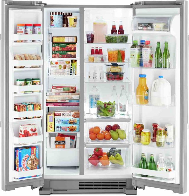 Réfrigérateur côte-à-côte de 36 po Maytag® de 24.9 pi³ - Acier inoxydable résistant aux traces de doigts-6