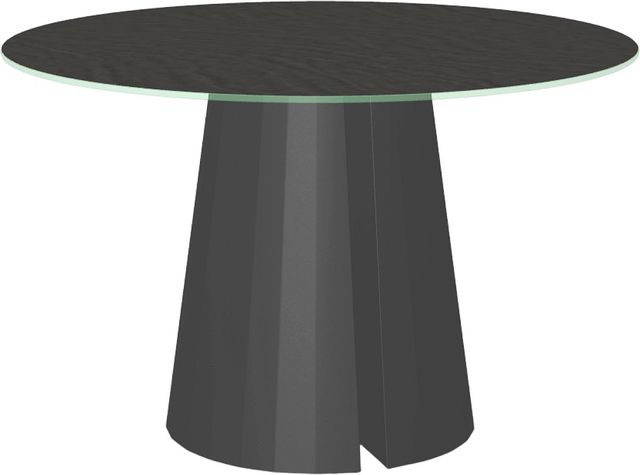Amisco Customizable Gemma 48" Round Dining Table with 0.5" Starstone on Glass Top-0
