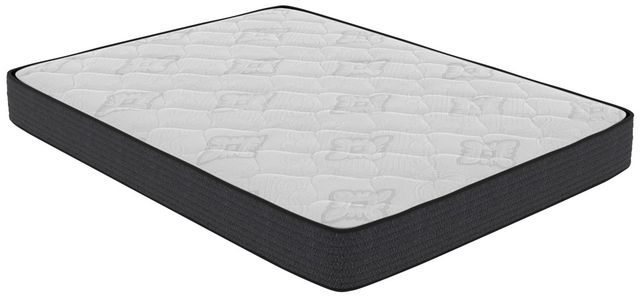 Symbol® Hybrid Cymbal 8" Wrapped Coil Medium Tight Top Queen Mattress in a Box-0