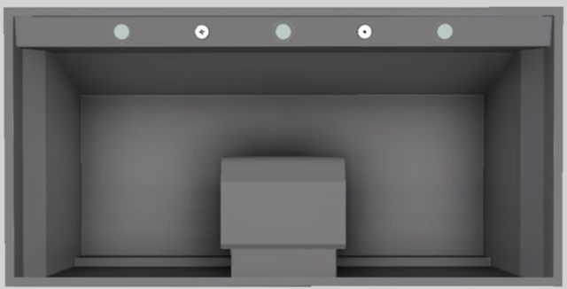 Vent-A-Hood® Designer Series 48" Gunsmoke Wall Mounted Range Hood-3