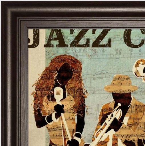 Classy Living Kyle Mosher Jazz CafŽ Wall Art-1