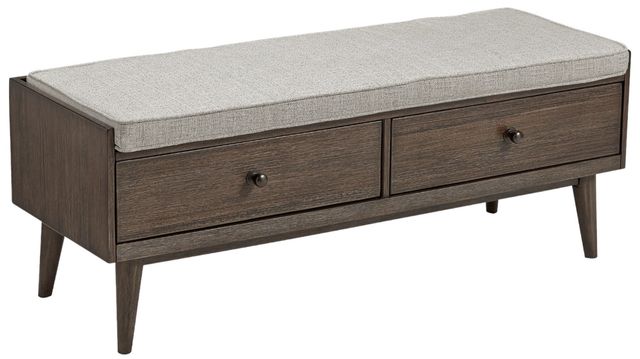 Signature Design by Ashley® Chetfield Beige/Brown Storage Bench-0