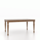 Canadel Customizable Gourmet 64" VA Base Dining Table with One Leaf -4